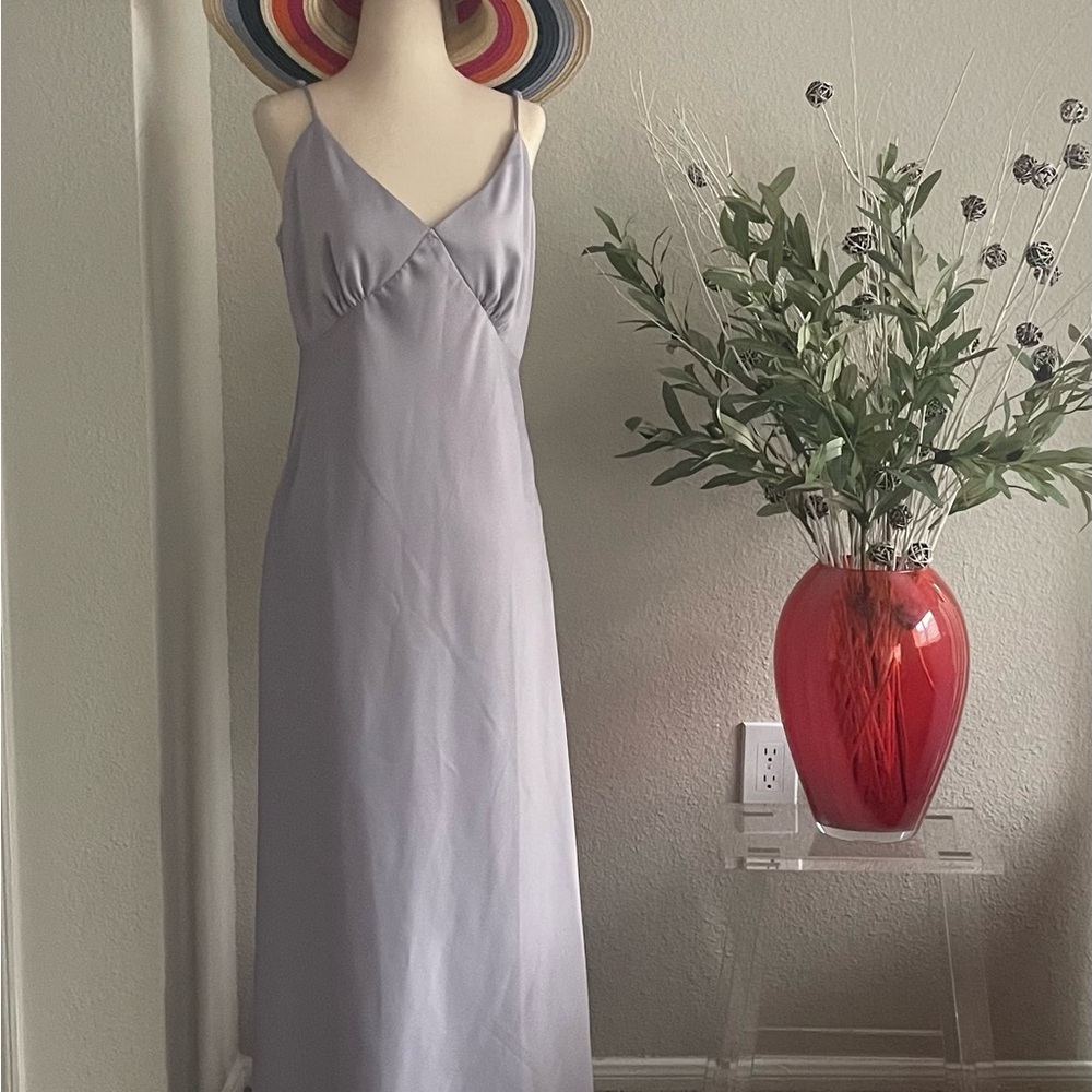 WAYF Lavender Maxi Dress